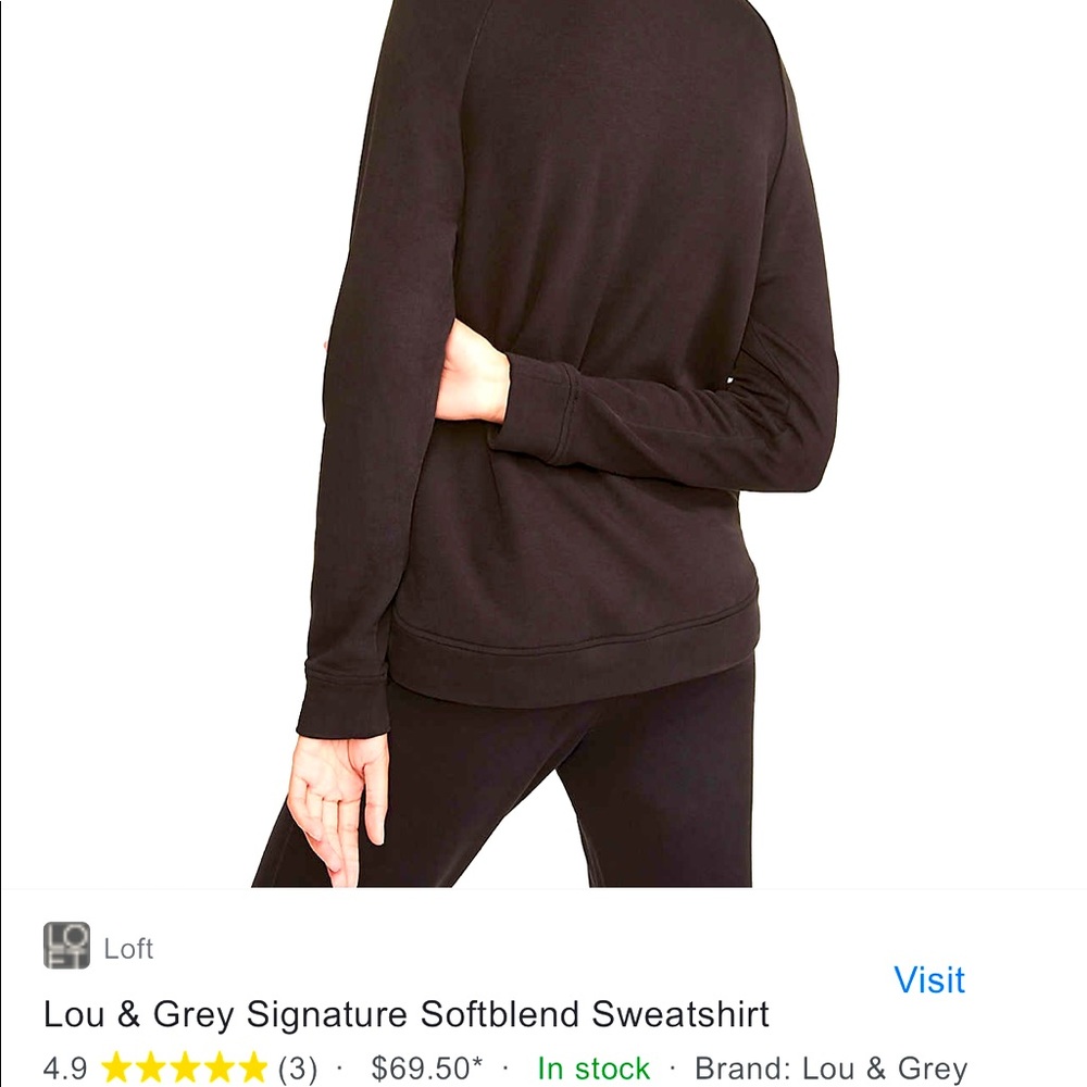 Loft Lou & Grey softblend sweatshirt